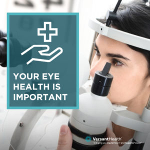 Social media ad that says your eye health is important