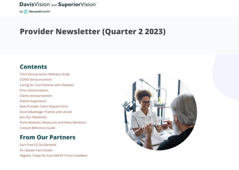 Preview of the Q2 2023 provider newsletter