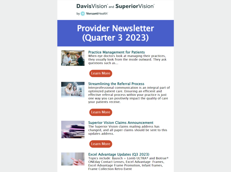 Low-quality preview of the Q3 2023 provider newsletter