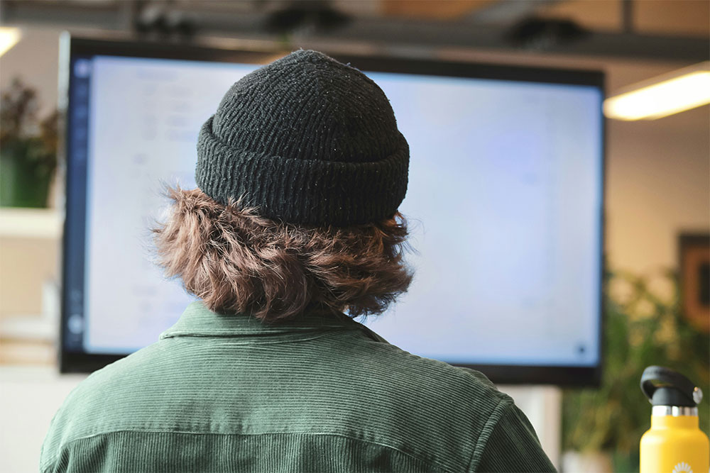 Man with beanie